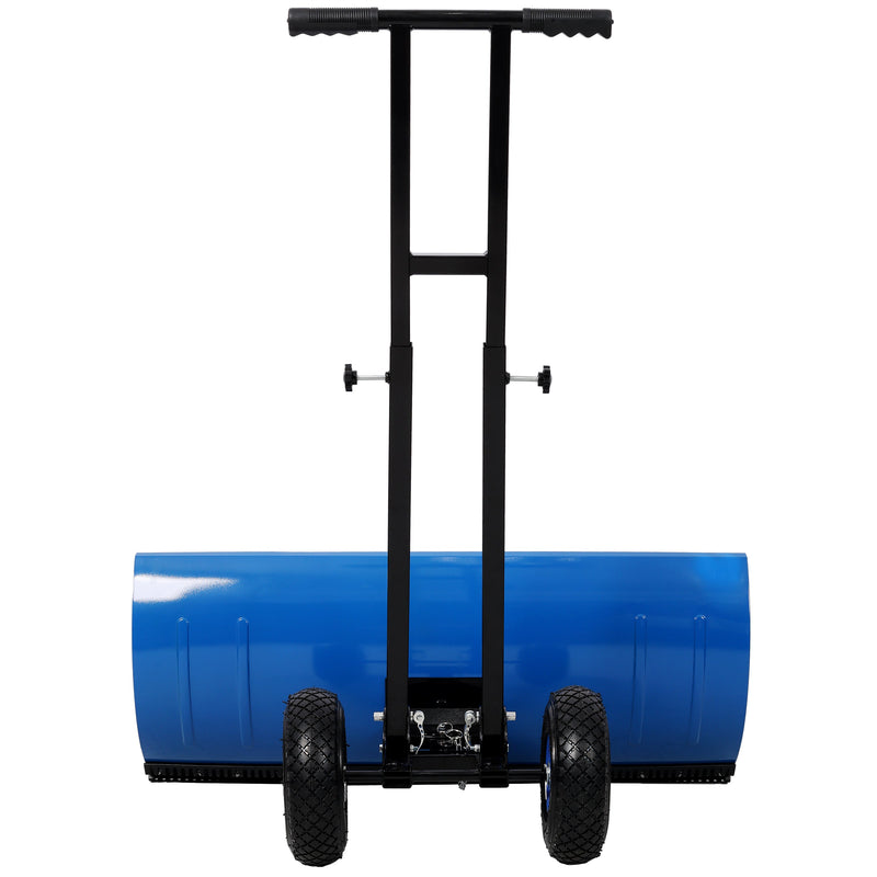 Dual Bar Snow Shovel with Wheels, 38.6-Inch Blade, Adjustable Handle, photo 5 of 10