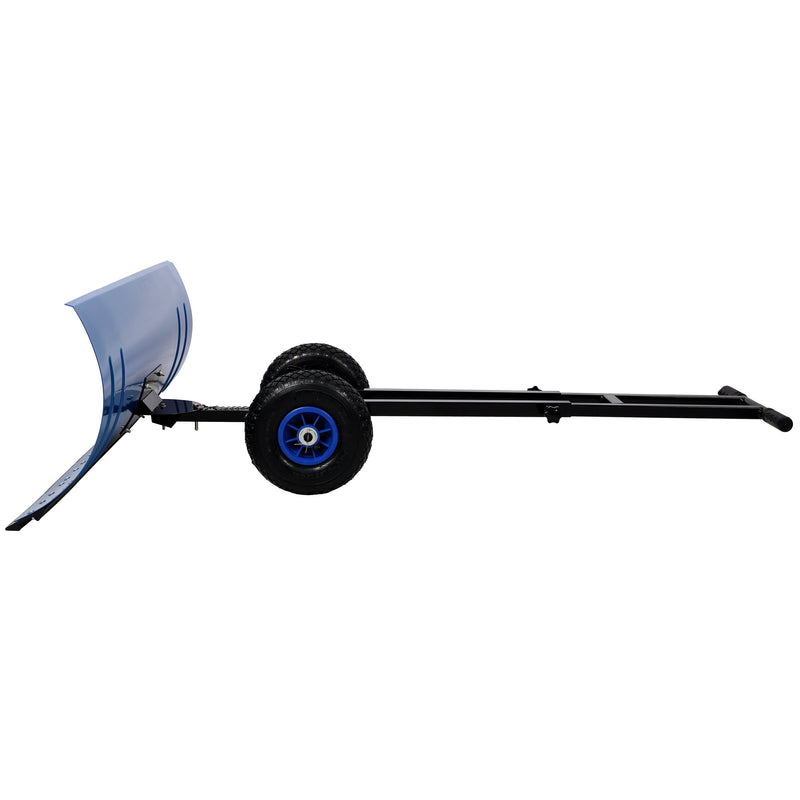 Dual Bar Snow Shovel with Wheels, 38.6-Inch Blade, Adjustable Handle, photo 9 of 10