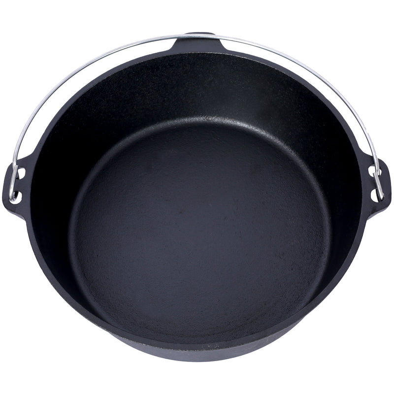 Pre-Seasoned Cast Iron Dutch Oven with Skillet Lid - Black, photo 8 of 19