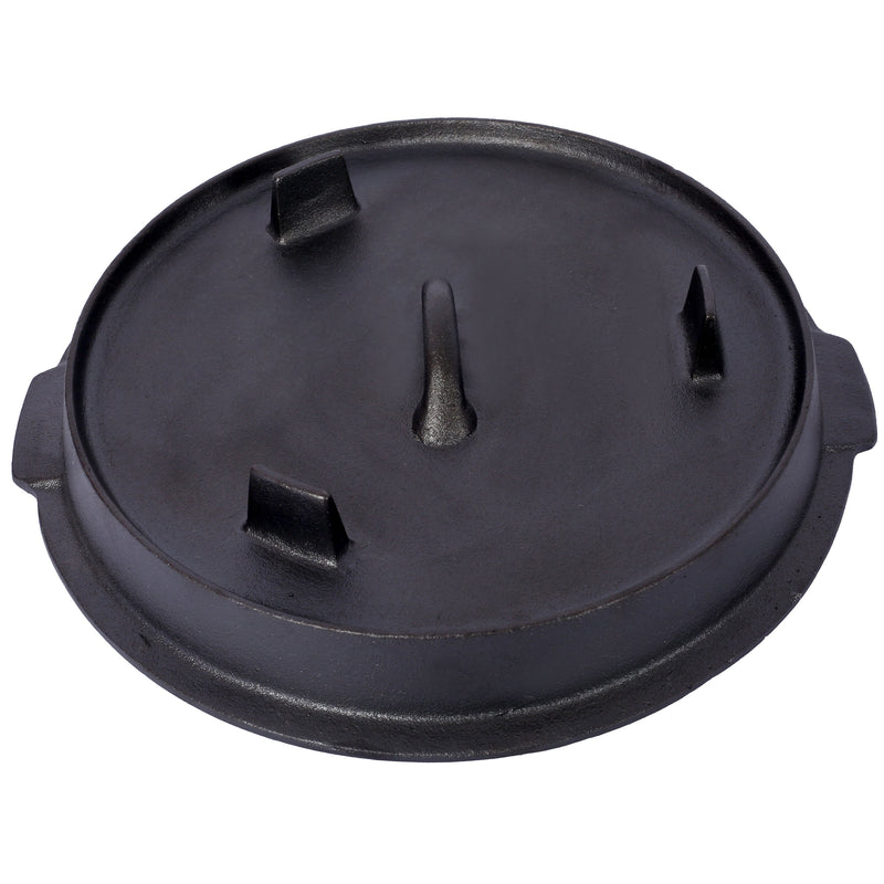 Pre-Seasoned Cast Iron Dutch Oven with Skillet Lid - Black, photo 9 of 19
