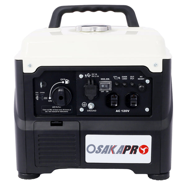 1200W Ultra-Quiet Portable Inverter Generator with Eco-Mode – Aluminum, photo 2 of 10