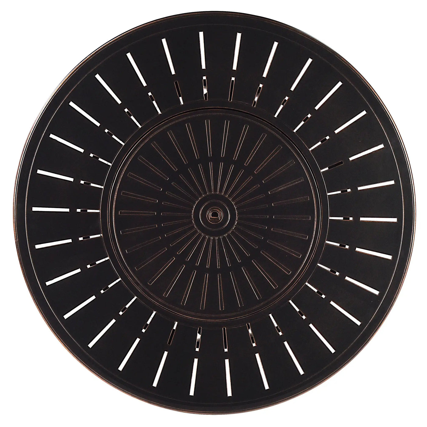 Black Aluminum Fire Table Set with Four Deep Seating Loveseats by Sharicks