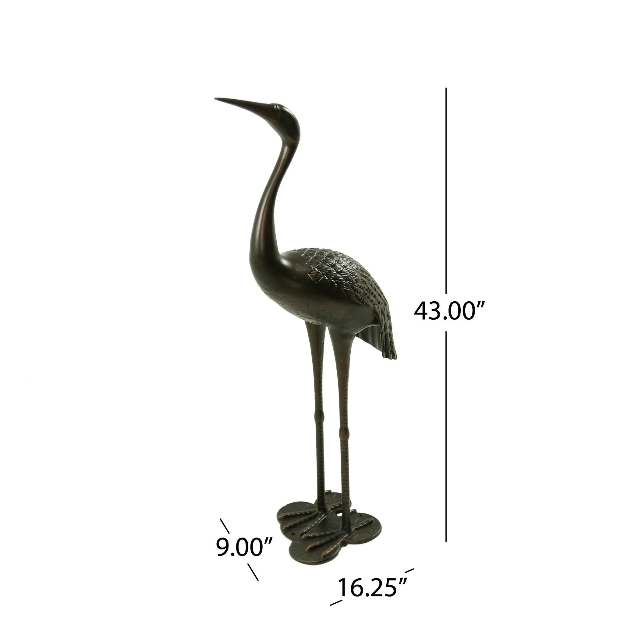 Sunny Outdoor 43 Inch Aluminum Crane, Shiny by HouseOfZazla