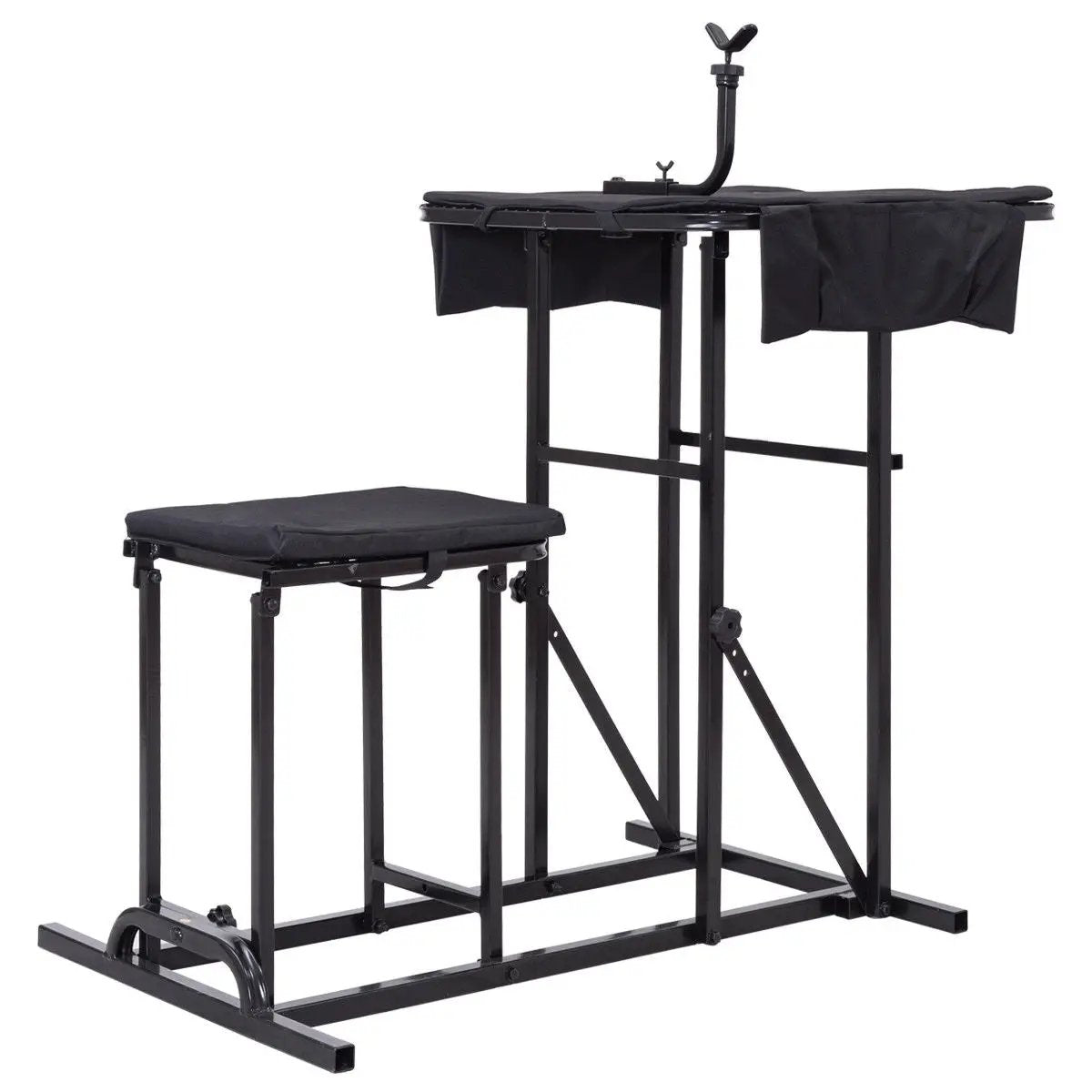 Foldable Shooting Bench with Adjustable Height Table by DirectDeals