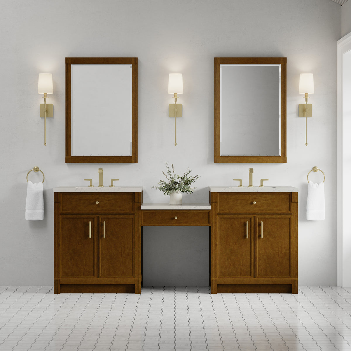 James Martin Bellshire 84" Double Bathroom Vanity, Honey Oak, view 36