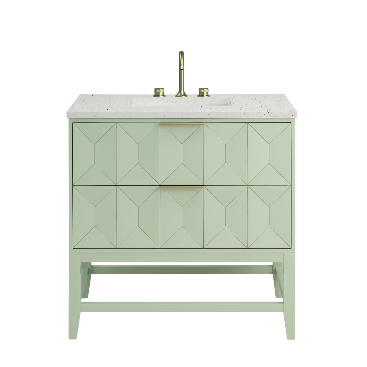 James Martin Emmeline 36" Single Bathroom Vanity, Pistachio, view 23