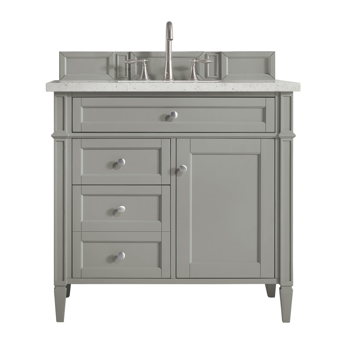 James Martin Brittany 36" Single Bathroom Vanity, Urban Gray, view 16