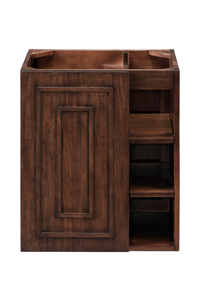 James Martin Alicante' 24" Floating Single Vanity Cabinet, Mid-Century Acacia by James Martin