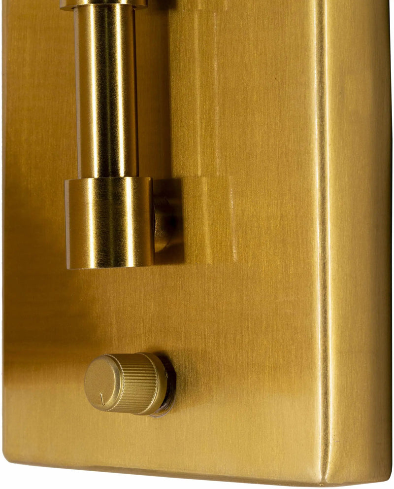 Gabas Gold Iron Rattan Wall Sconces by Boutique Rugs
