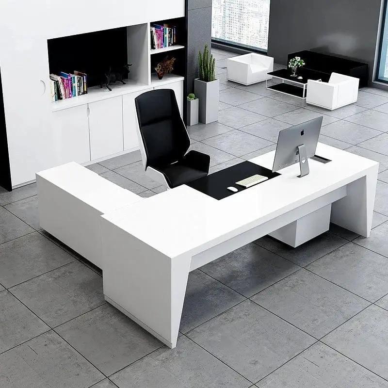 Newton · Executive Desk w/ Mobile Storage by Arc Grove