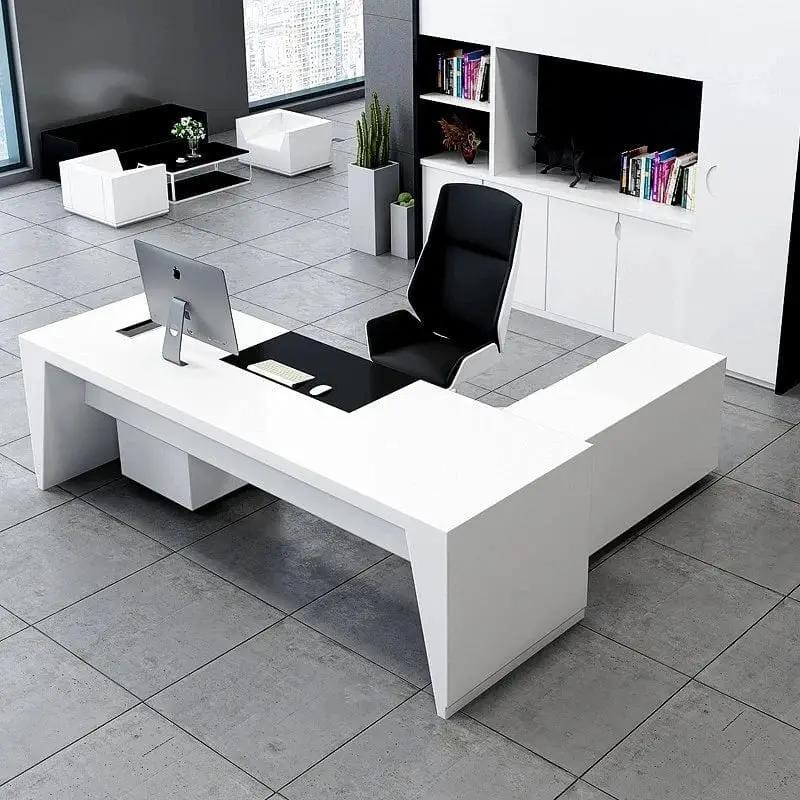Newton · Executive Desk w/ Mobile Storage by Arc Grove
