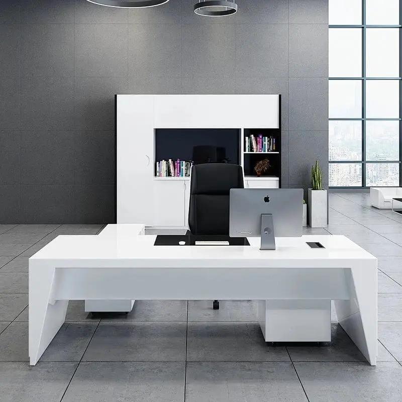 Newton · Executive Desk w/ Mobile Storage by Arc Grove