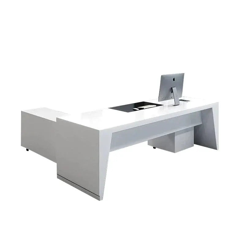 Newton · Executive Desk w/ Mobile Storage by Arc Grove