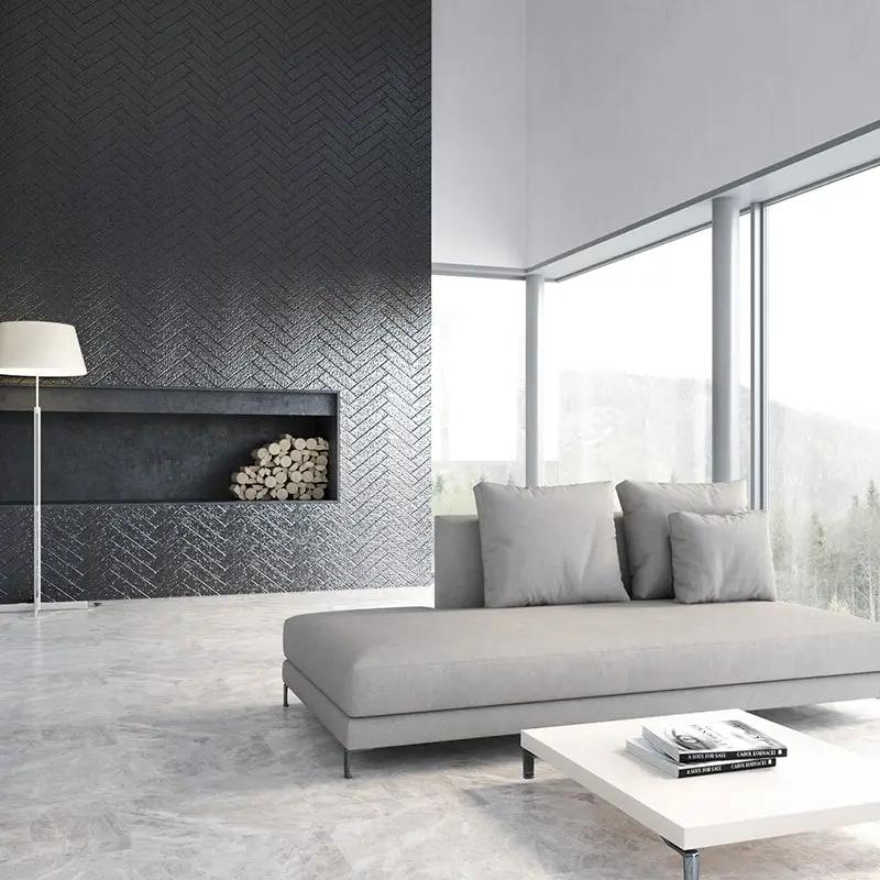 Galeria Platino Glossy Subway Terracotta Tiles 2 9/16x8 7/16 room scene 2