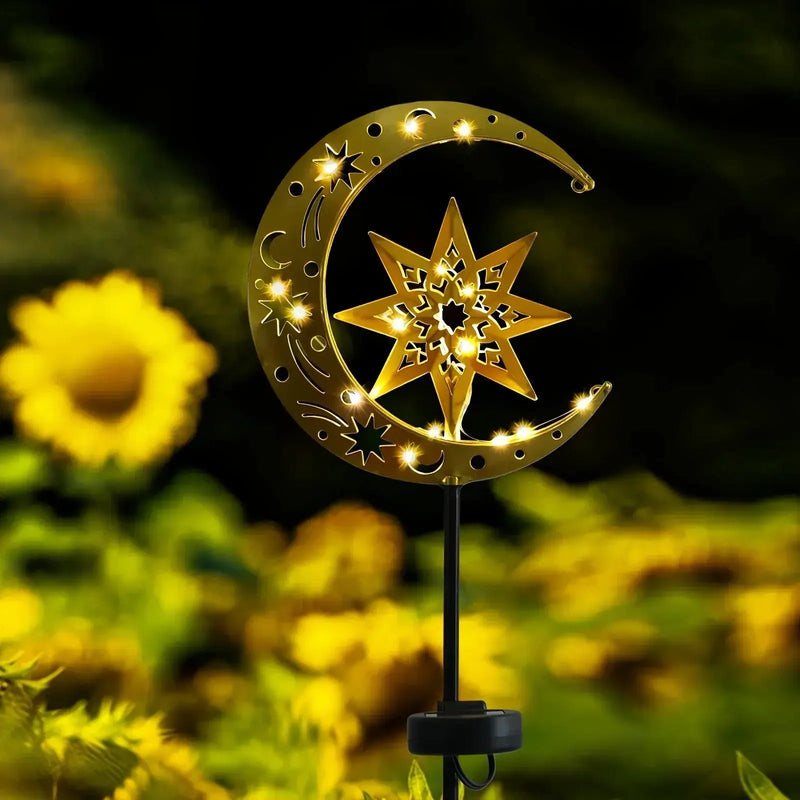 Garden Light - Solar Iron Statue by House Of Avana