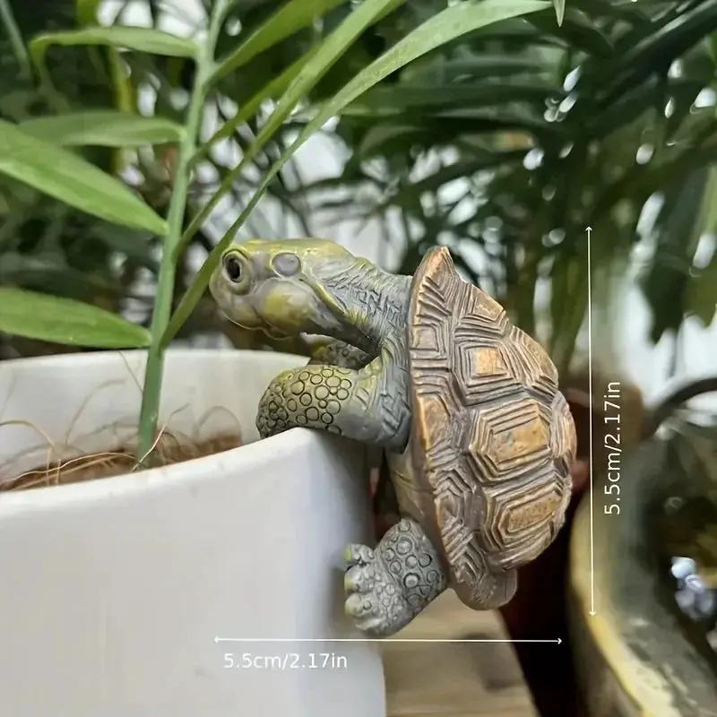 Garden Turtle Statue for Aquarium Decoration by House Of Avana