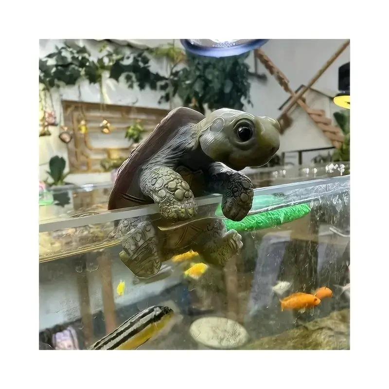 Garden Turtle Statue for Aquarium Decoration by House Of Avana