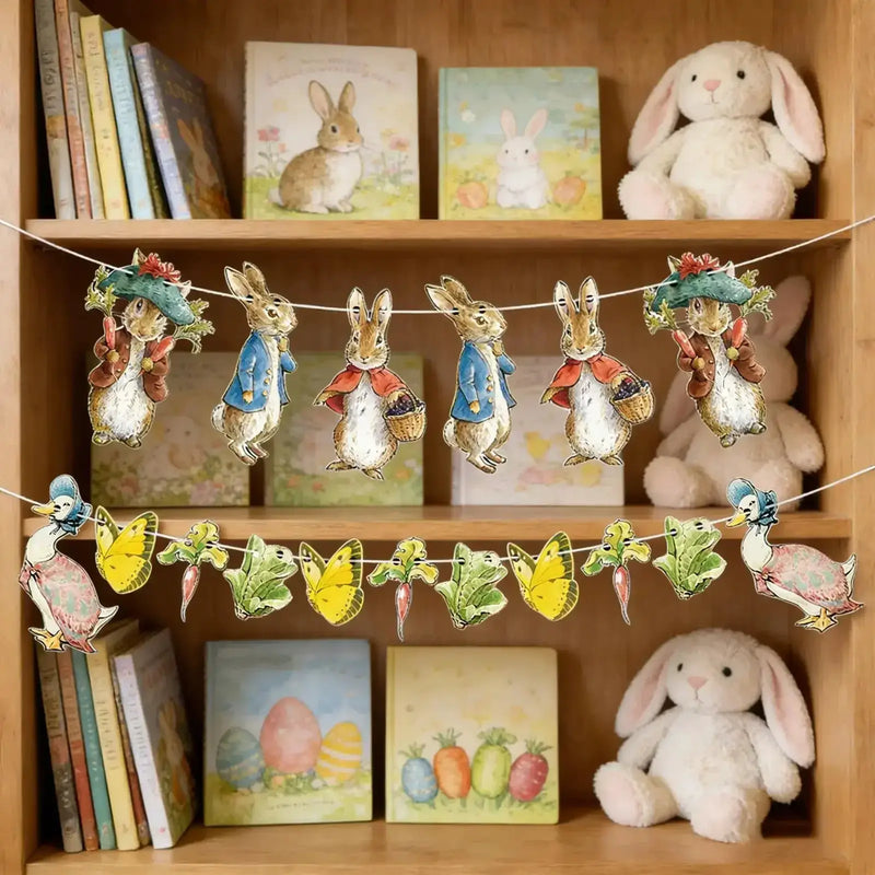 Garland - Decorative Colorful Bunny 6ft by House Of Avana