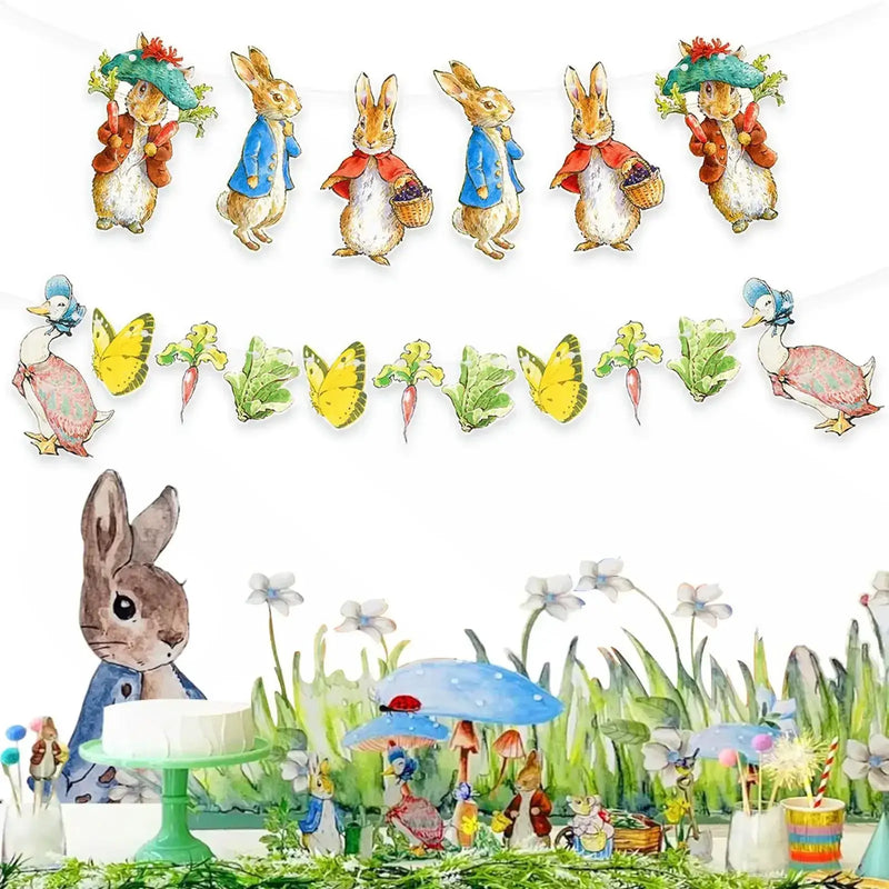 Garland - Decorative Colorful Bunny 6ft by House Of Avana