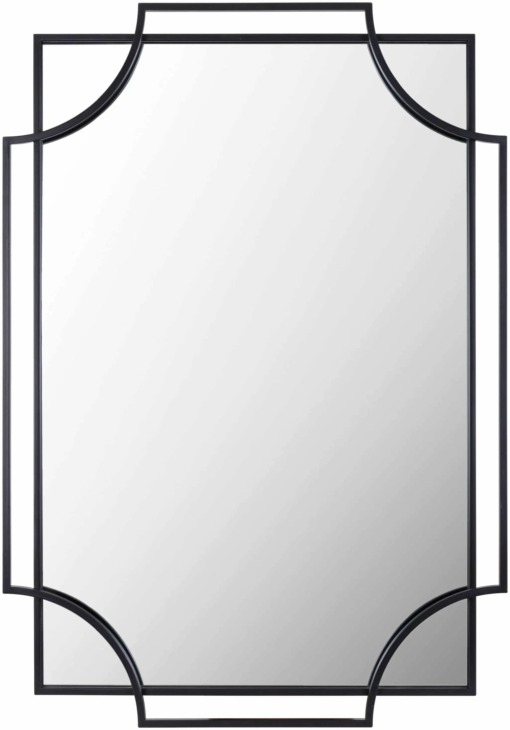 Golasecca Black Frame Mirror - Clearance by Boutique Rugs