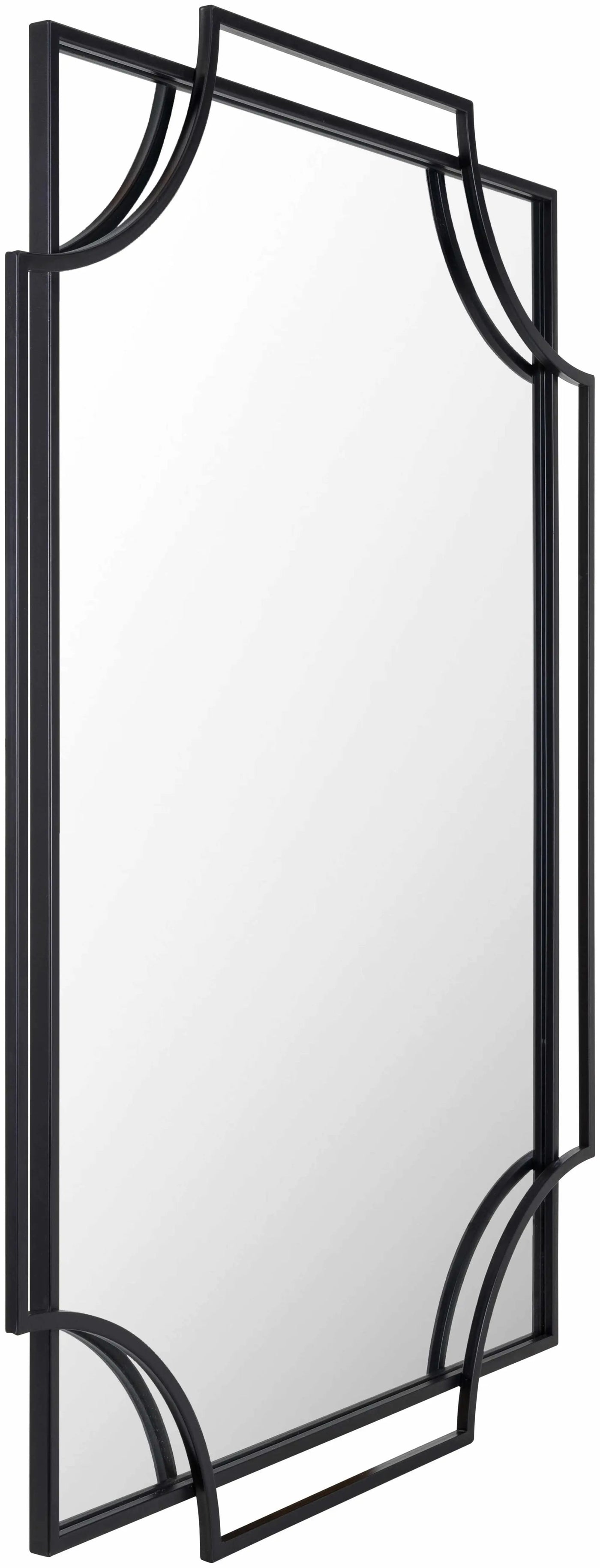 Golasecca Black Frame Mirror - Clearance by Boutique Rugs