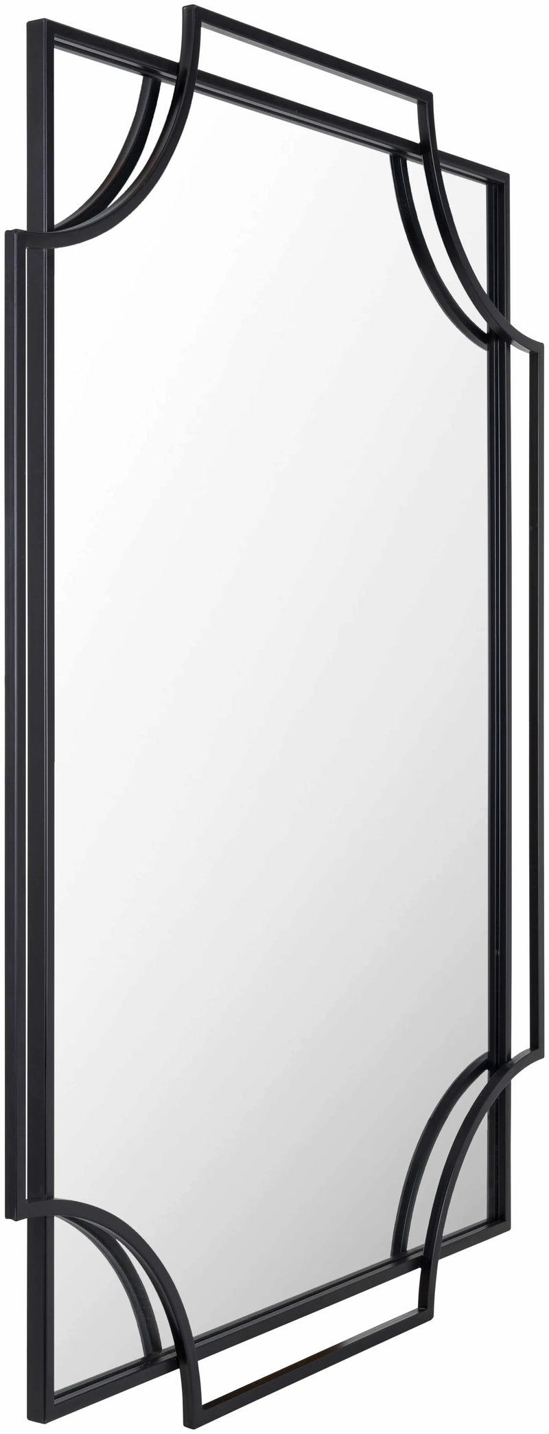 Golasecca Black Frame Mirror - Clearance by Boutique Rugs