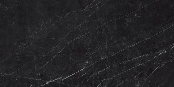 Gemma Notte Honed Marble Look Porcelain Tiles 24x48