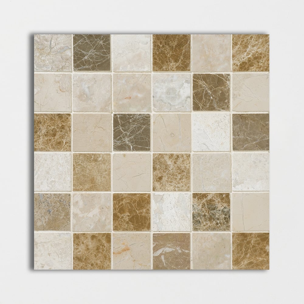 Geneve Polished 2x2 Marble Mosaics 12x12 Marble Polished 12x12 Mosaics