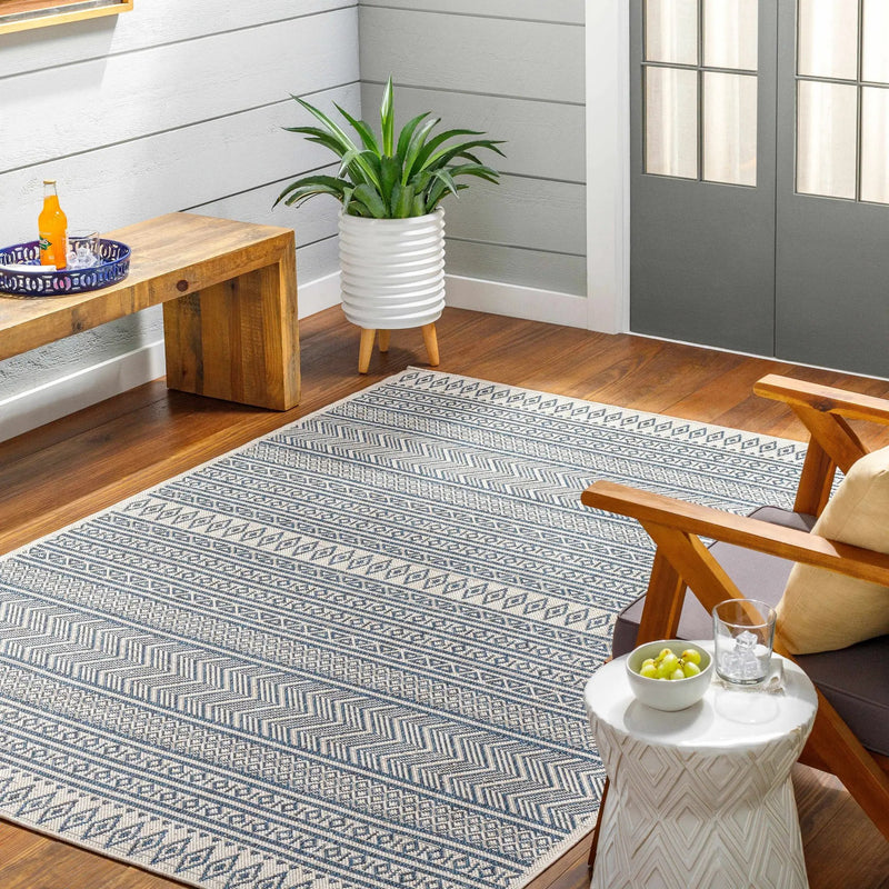 Madras Ink All Over Performance Outdoor Rug by Boutique Rugs