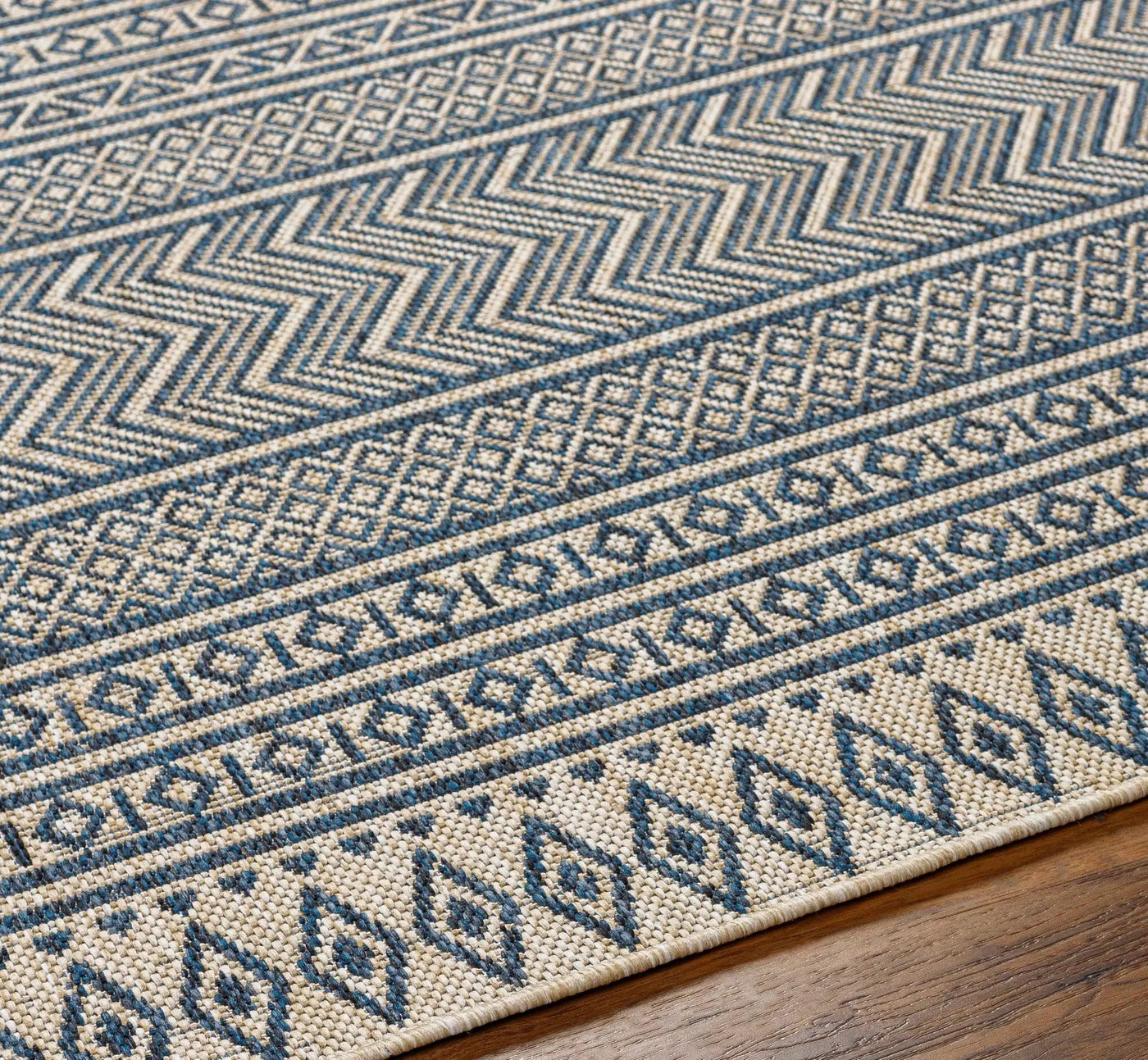 Madras Ink All Over Performance Outdoor Rug by Boutique Rugs