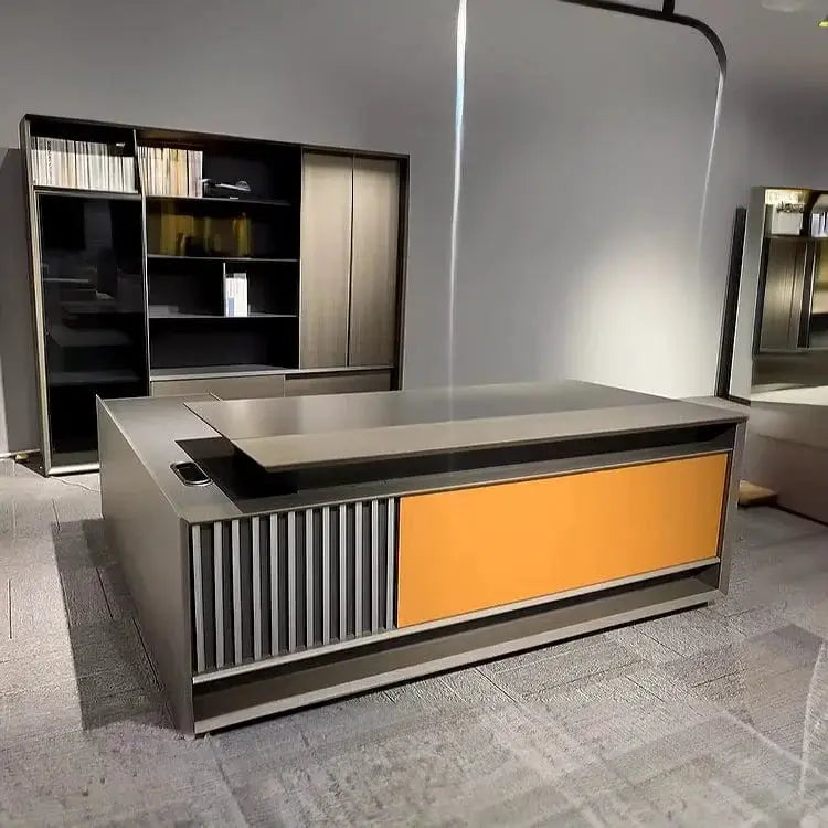Frazer · Modern L-Shaped Executive Desk by Arc Grove