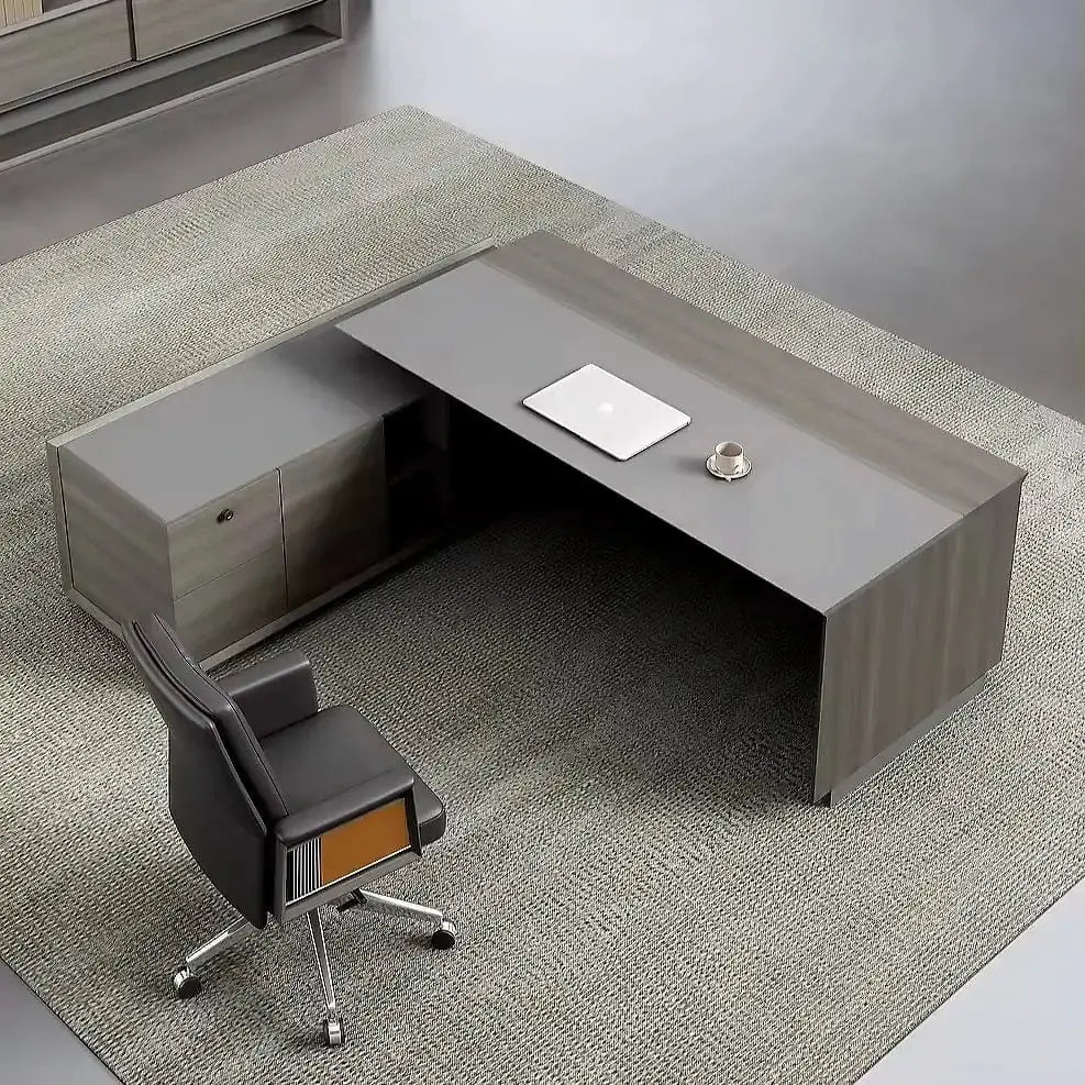 Frazer · Modern L-Shaped Executive Desk by Arc Grove