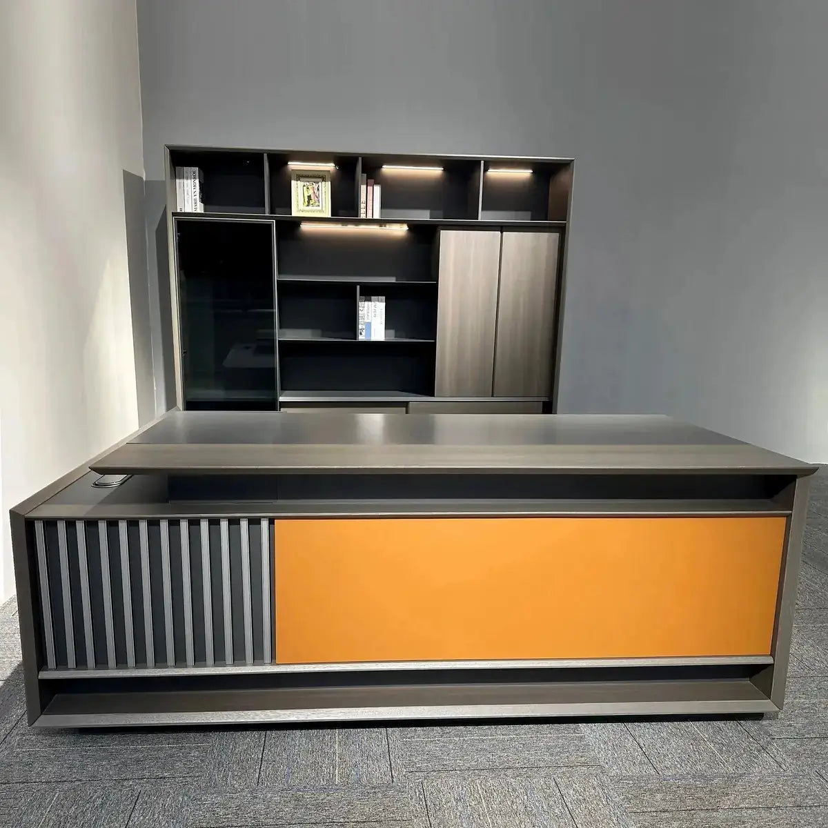 Frazer · Modern L-Shaped Executive Desk by Arc Grove