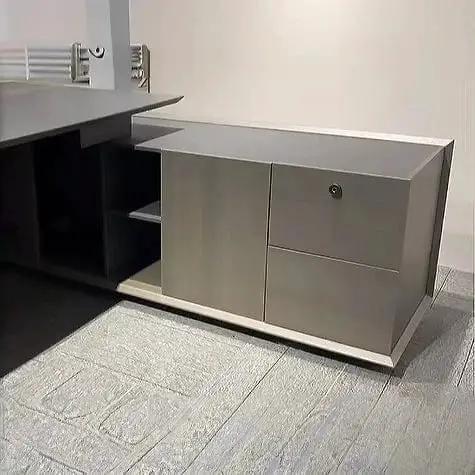 Frazer · Modern L-Shaped Executive Desk by Arc Grove
