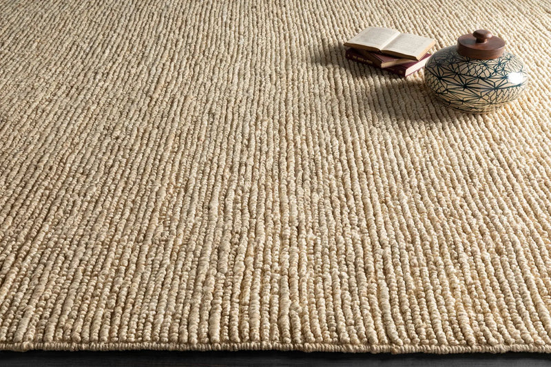 Glover Bleached Braided Jute Carpet by Boutique Rugs