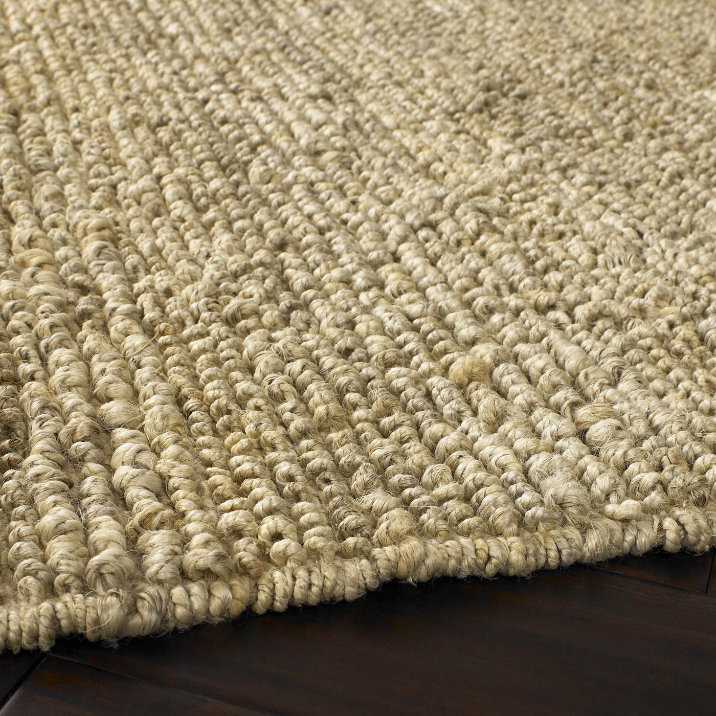 Glover Bleached Braided Jute Carpet by Boutique Rugs