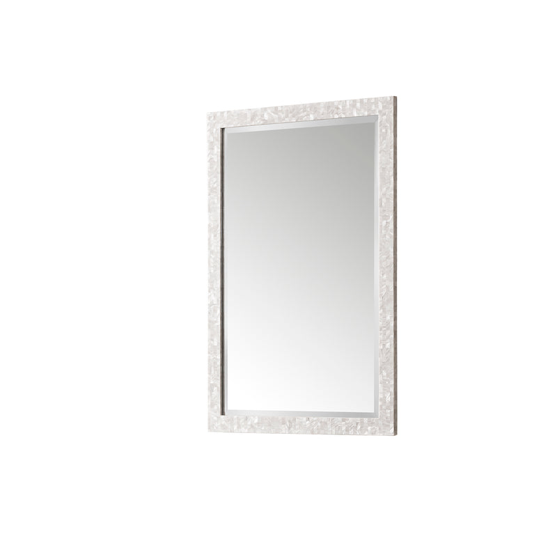 James Martin Callie 26" Mirror, White Mother of Pearl by James Martin