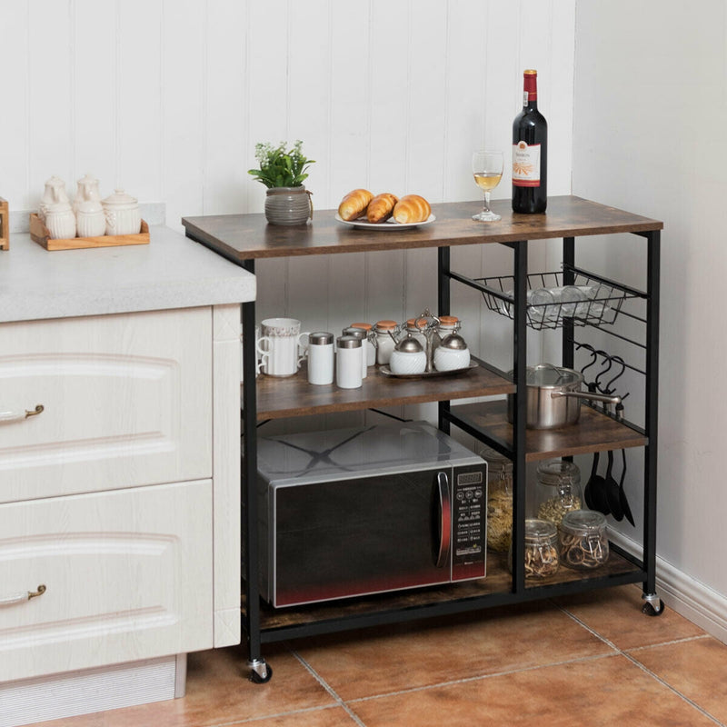 Rolling Industrial Kitchen Baker’s Storage Shelf, photo 2 of 8