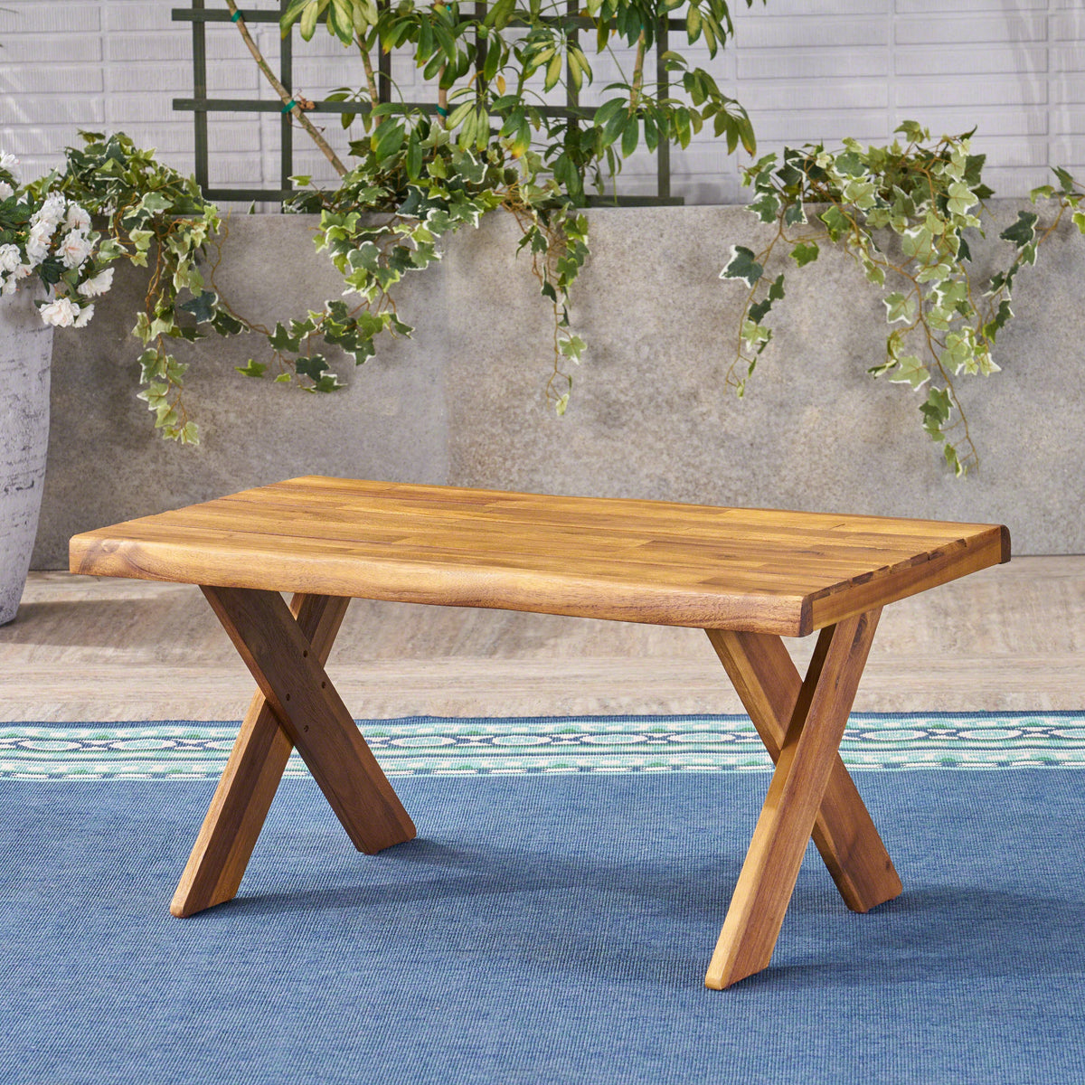 Eaglewood Coffee Table with Rustic Acacia Wood Finish, photo 3 of 9
