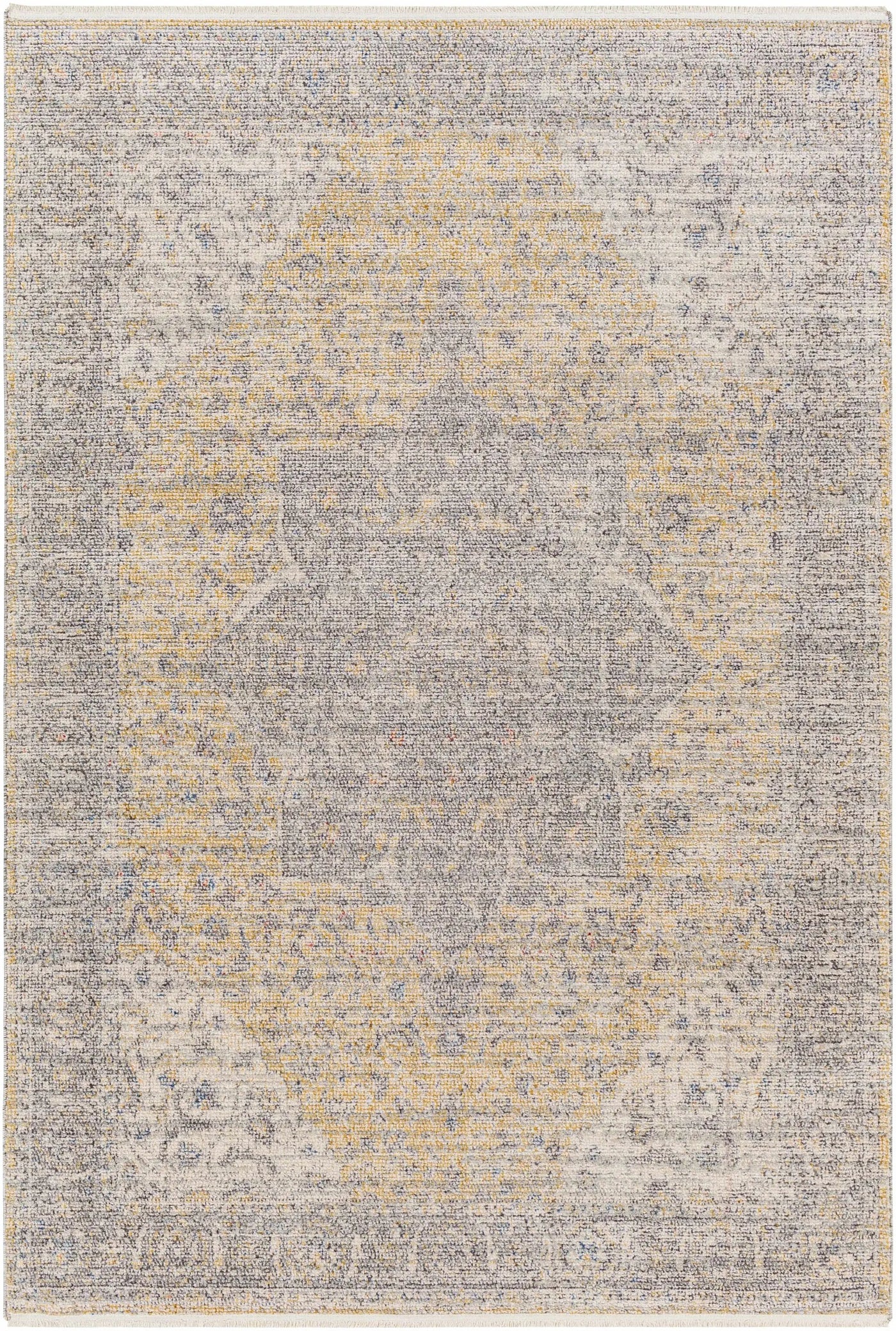 Misa Mustard & Gray Area Rug - Clearance by Boutique Rugs