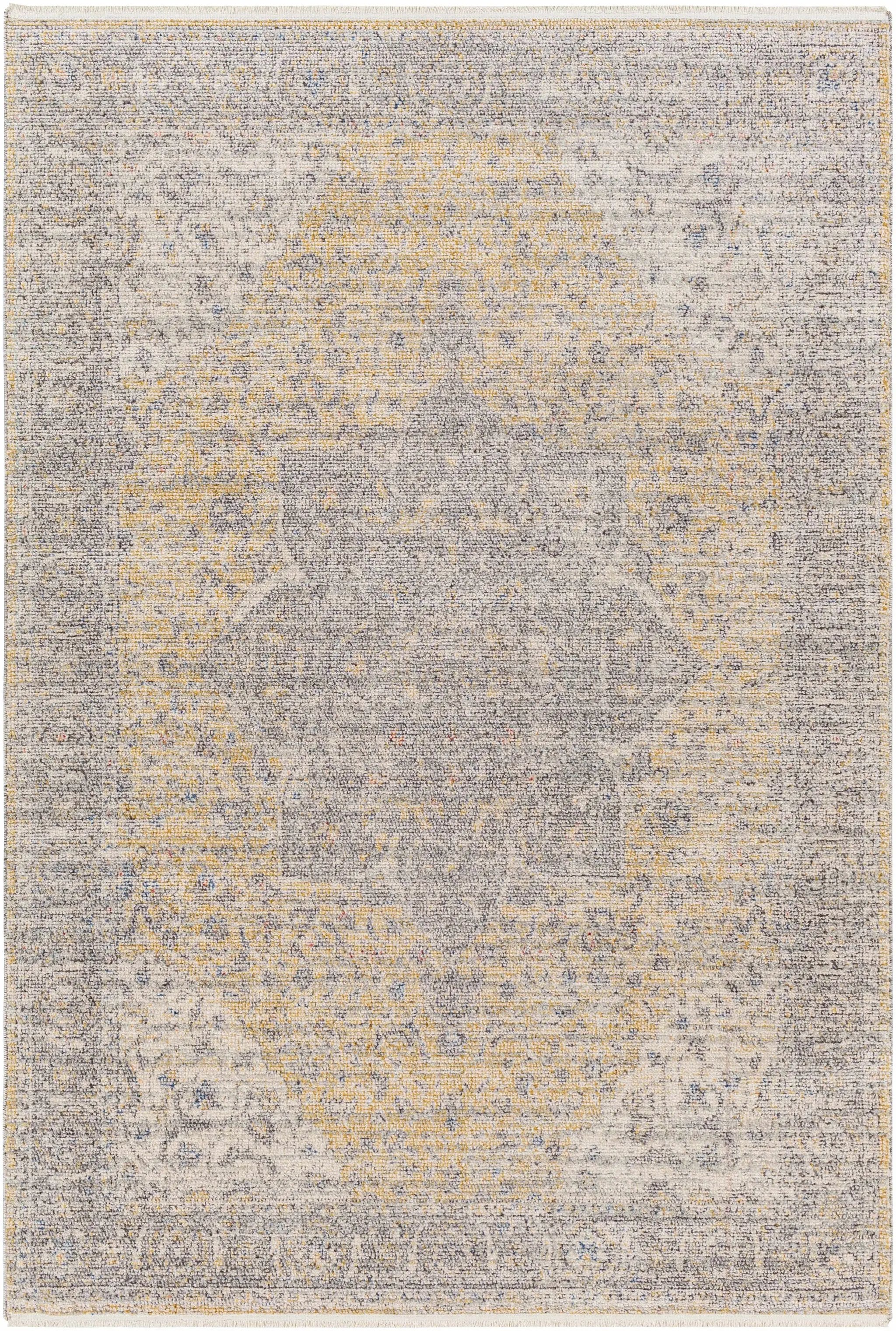 Misa Mustard & Gray Area Rug - Clearance by Boutique Rugs