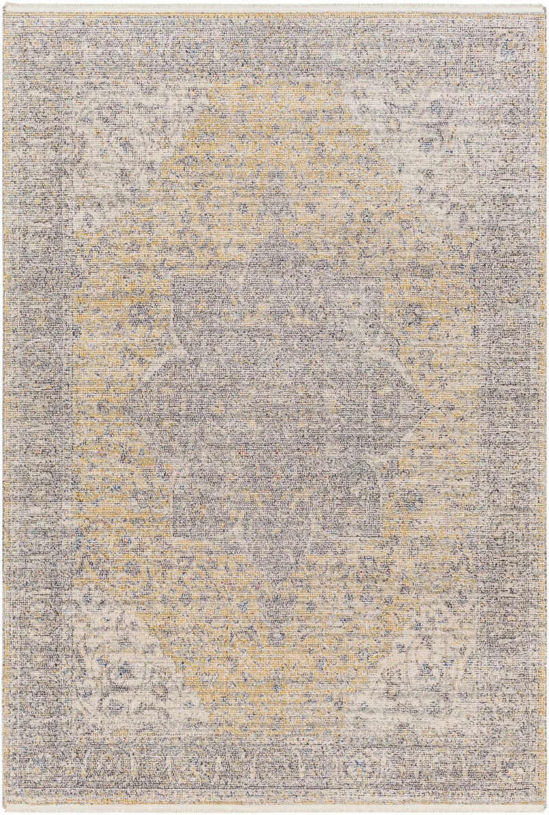 Misa Mustard & Gray Area Rug - Clearance by Boutique Rugs