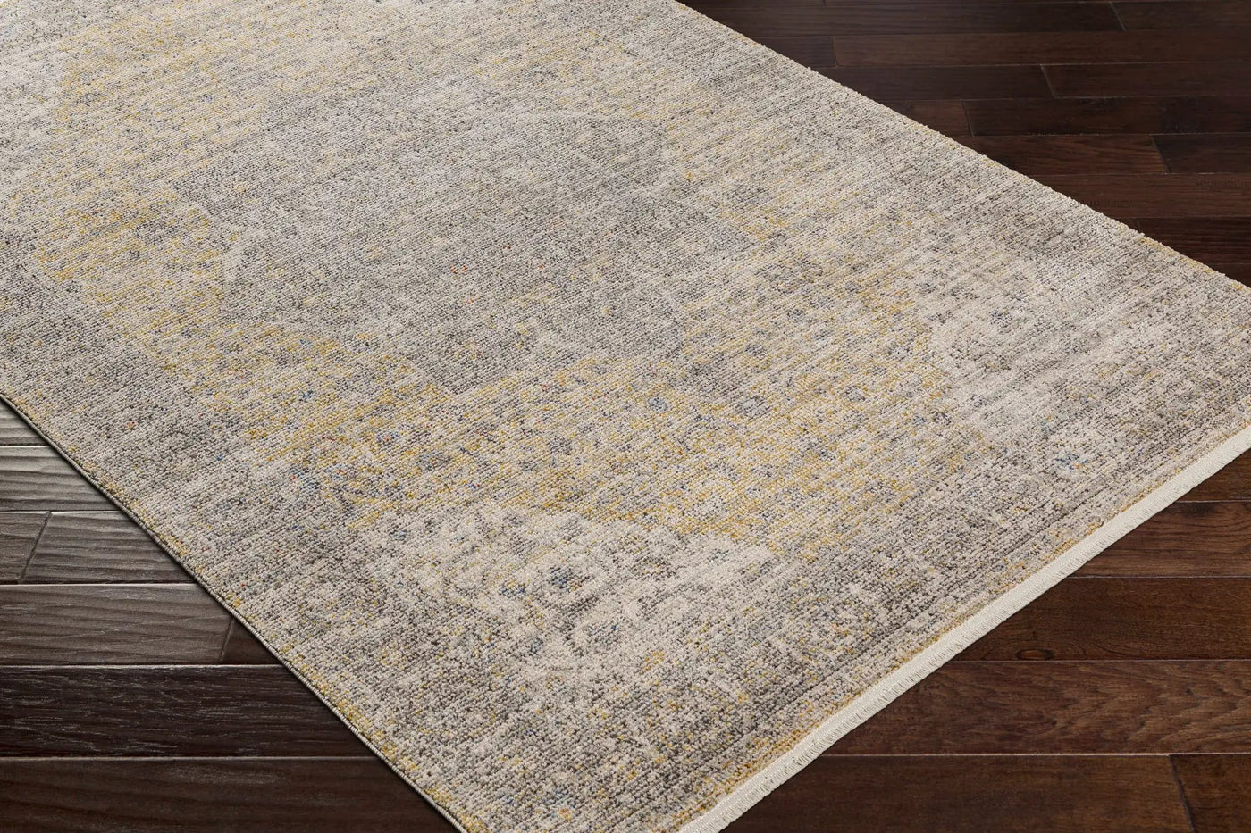 Misa Mustard & Gray Area Rug - Clearance by Boutique Rugs