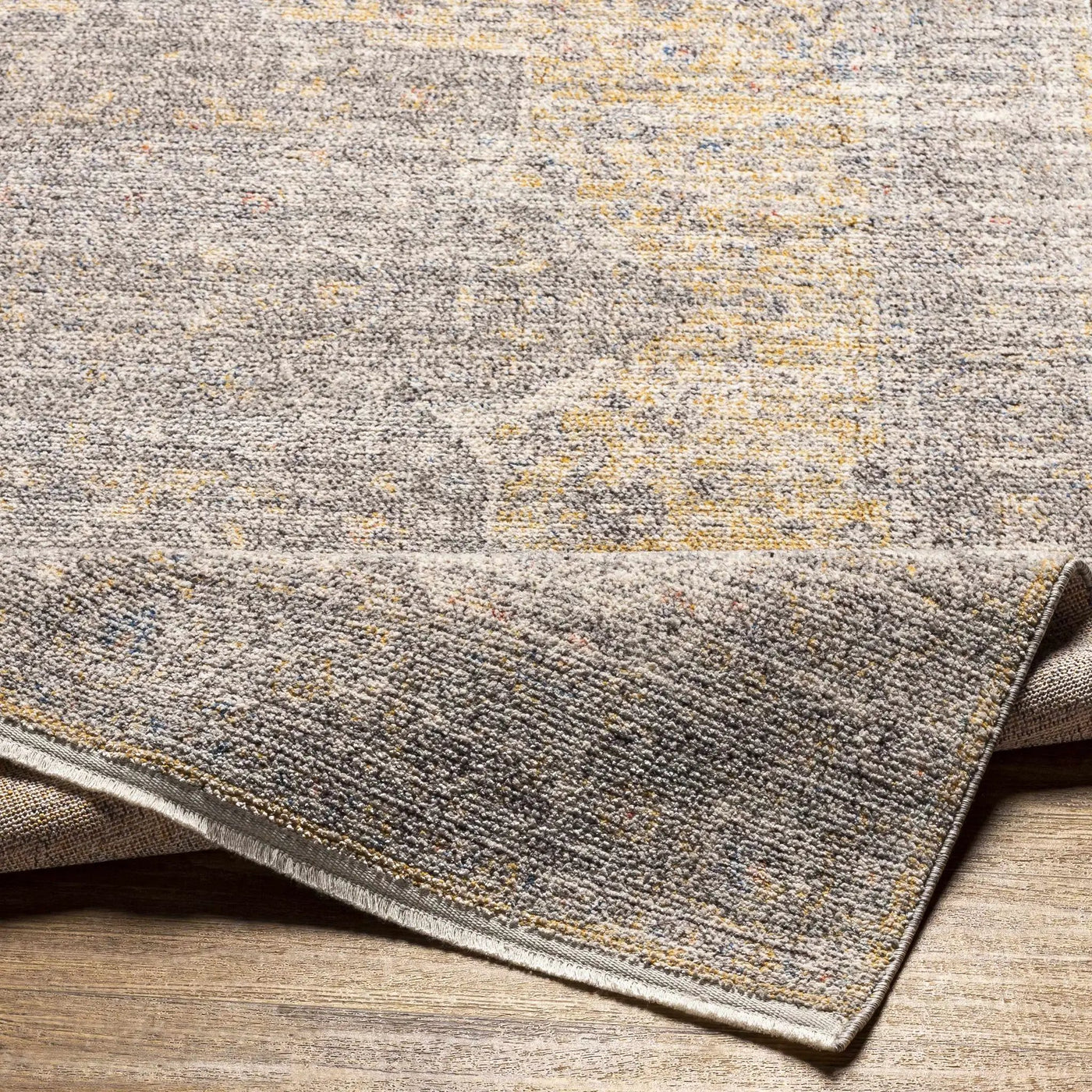 Misa Mustard & Gray Area Rug - Clearance by Boutique Rugs