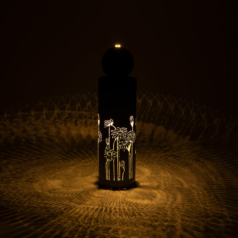 Metal Sphere Water Fountain Outdoor with LED, photo 4 of 13