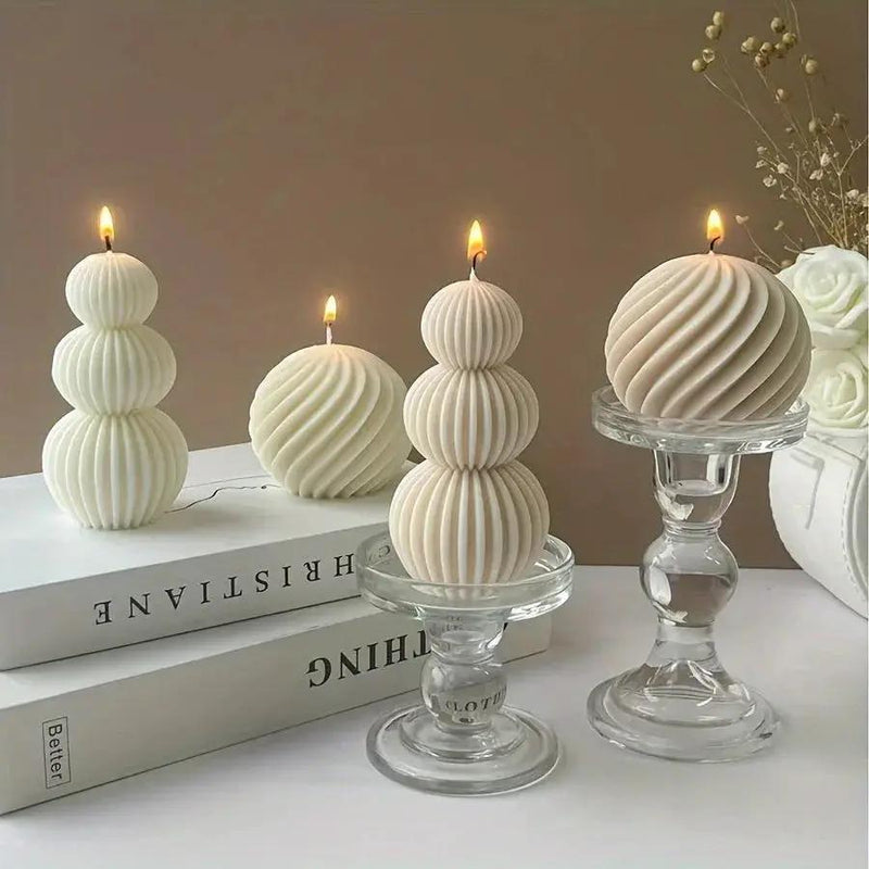 Glass Candle - Sandalwood Scented by House Of Avana