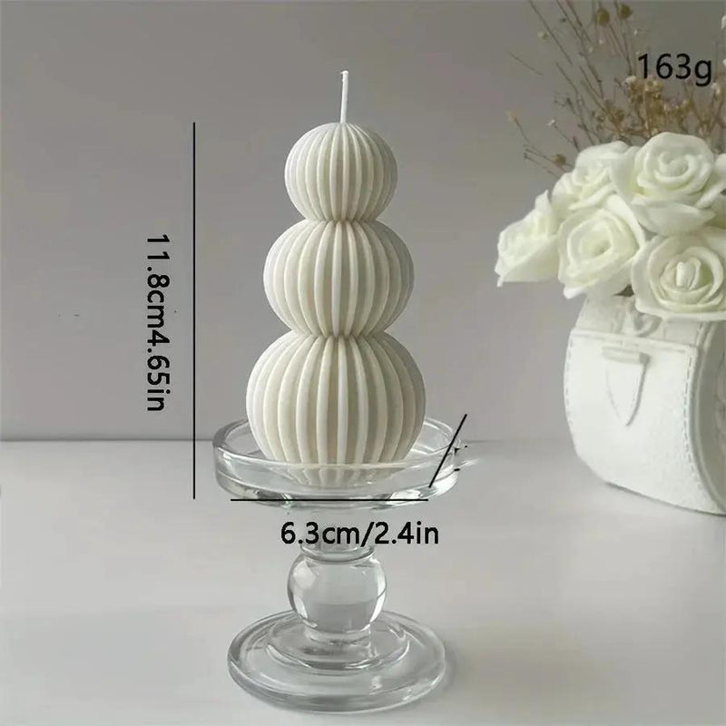 Glass Candle - Sandalwood Scented by House Of Avana