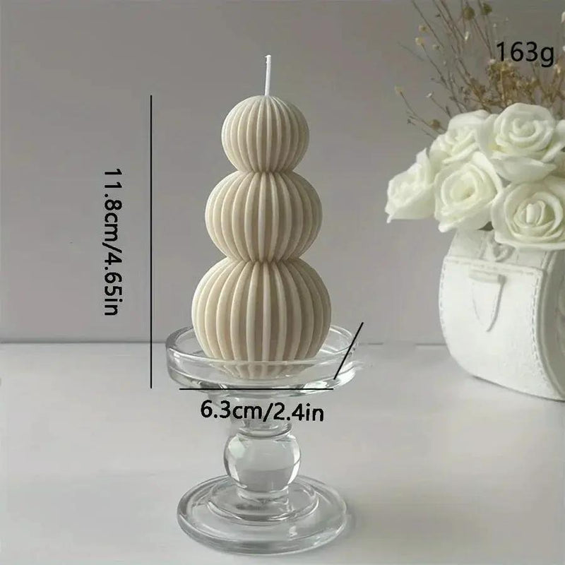 Glass Candle - Sandalwood Scented by House Of Avana