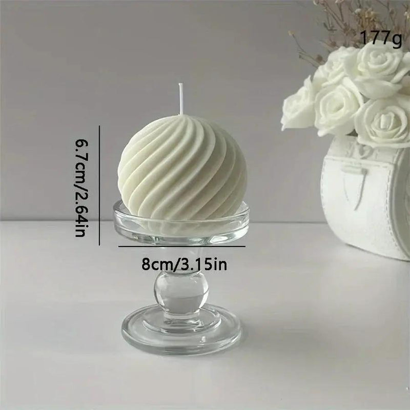 Glass Candle - Sandalwood Scented by House Of Avana