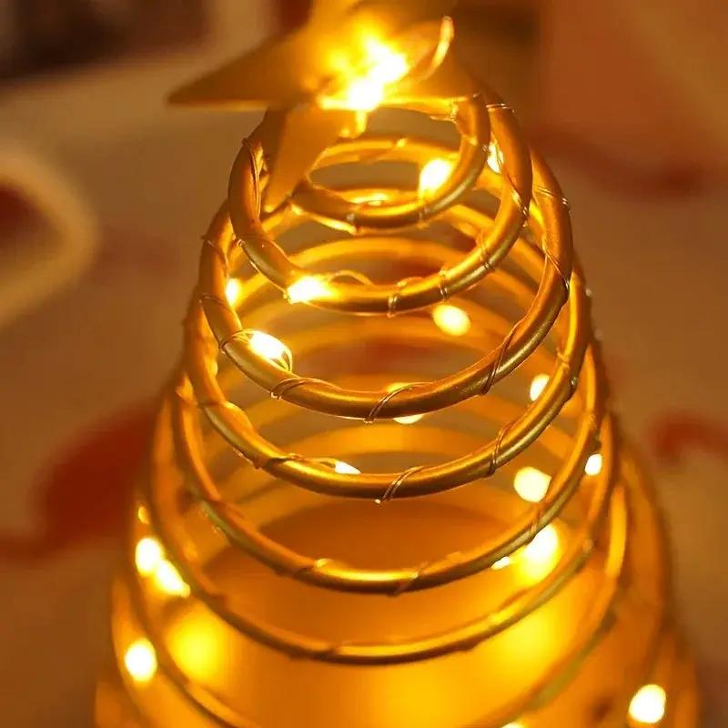 Glass Star Tree Topper with Warm White Twinkling Lights by House Of Avana